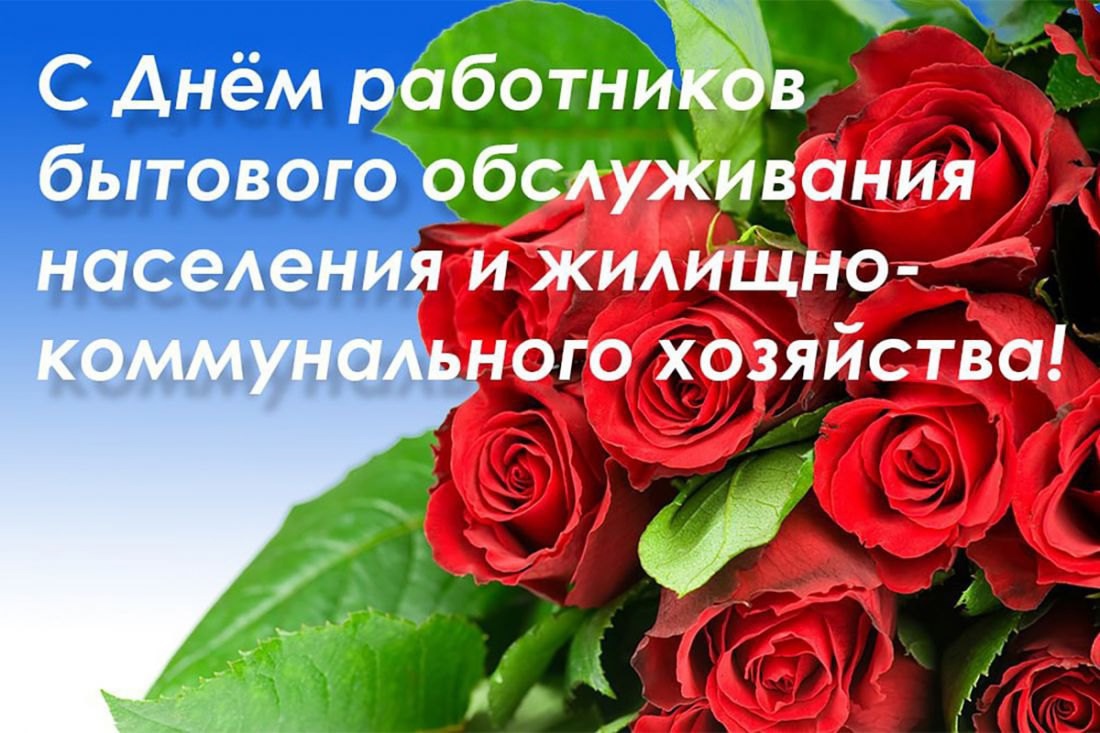 Уважаемые работники и ветераны бытового обслуживания населения и жилищно-коммунального хозяйства Пушкиногорского района!  Примите искренние поздравления с вашим профессиональным праздником!.