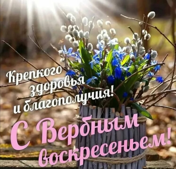 Уважаемые жители Пушкиногорья!   Примите искренние поздравления со светлым праздником православных христиан — Вербным воскресеньем!.