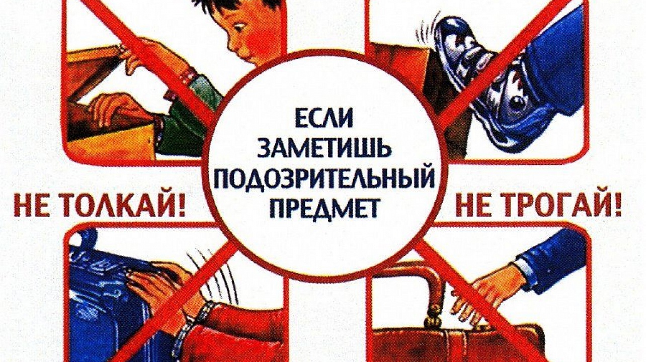 Отделение МВД России по Пушкиногорскому району информирует об алгоритме действий при обнаружении подозрительных объектов..